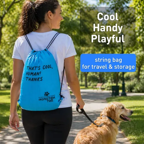 Miniatura 8 de INSPECTOR TAIL Tapete de enfriamiento automático para perro + bolsa de cuerda gratis/almohadilla suave lavable y portátil para mascotas