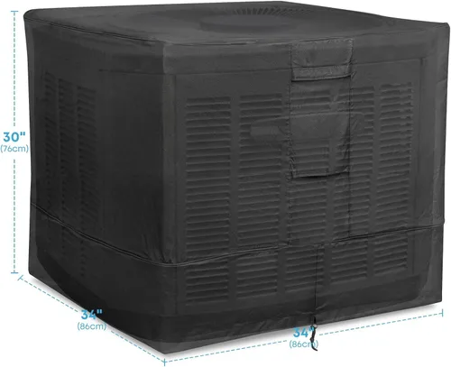 Miniatura 2 de Stanbroil Cubierta de aire acondicionado de 34 pulgadas para unidades exteriores, duradera, impermeable, 600D y resistente a la intemperie, cubierta