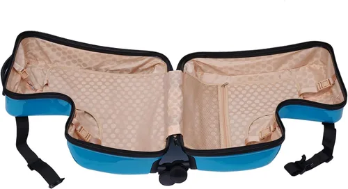 Miniatura 8 de Maleta de viaje para niños de 20 pulgadas, caja de carrito gruesa portátil para niños con 4 ruedas universales, cerraduras de combinación