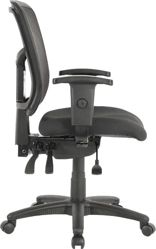 Miniatura 4 de Lorell, LLR86201, silla de gestión de respaldo medio de la serie ErgoMesh