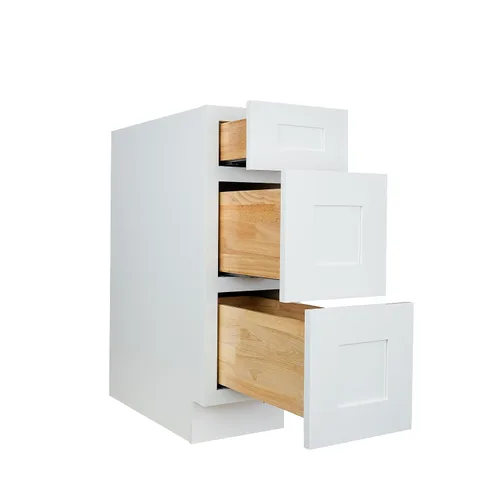 Miniatura 5 de Hollywood Fabiani Design Gabinete de cocina con base de cajón de 15 pulgadas de ancho x 24 pulgadas de profundidad x 34.5 pulgadas de alto