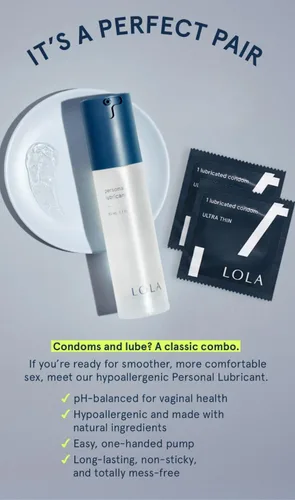 Miniatura 12 de LOLA Lubricante personal a base de agua, lubricante sin perfume para parejas, suave, pH equilibrado, antiadherente, fácil de limpiar, para mujeres