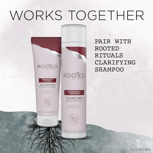 Miniatura 2 de Rooted Rituals - Raíz de jengibre y aloe - Acondicionador, 8.4 fl oz