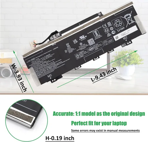 Miniatura 5 de PC03XL - Batería de repuesto para laptop HP Pavilion x360 14 Convertible PC 14-DW 14-DY 14-DH 14-BA 14-CD 15-ER Series Notebook M24421-271