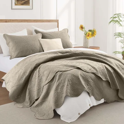 Miniatura 223 de MOONLIGHT20015 Edredón tamaño King (106 x 96 pulgadas) con 2 fundas de almohada (20 x 36 + 2 pulgadas) para todas las estaciones, juego de cama Azul