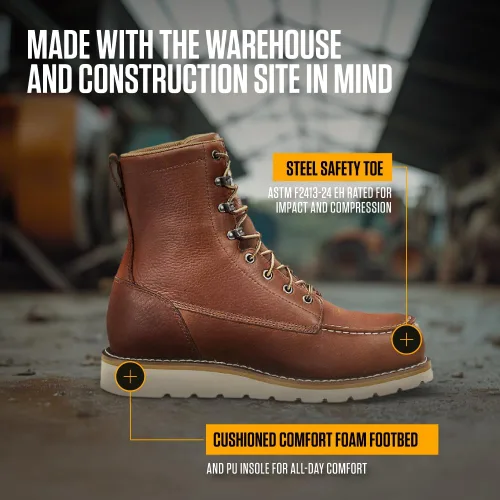 Miniatura 6 de Carhartt Botas de trabajo Wp de 8 pulgadas con punta de acero para hombre