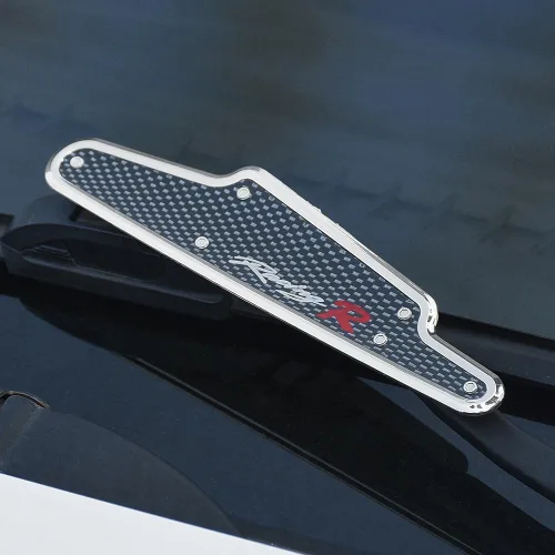 Miniatura 4 de JSCARLIFE 1 par de limpiaparabrisas de coche con soporte para parabrisas, limpiaparabrisas con alerón (Negro/2)