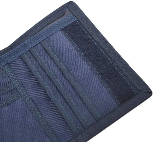 Miniatura 8 de TOPTIE Billetera triple para hombre, estilo casual, con 7 ranuras para tarjetas de crédito, capacidad extra, Negro