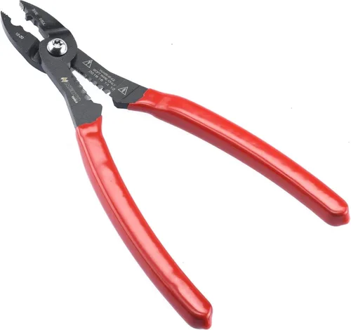 Miniatura 11 de NEIKO 01924A Pinzas autoajustables automáticas de 3 en 1 para pelar, cortar y crimpar cables, corta hasta 10 AWG
