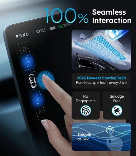 Miniatura 3 de Wigoo Protector de pantalla para Tesla Model 3 (2024 ~ 2026) y Model Y Premium 2025 mate [sin reflejos ni huellas dactilares] Accesorios