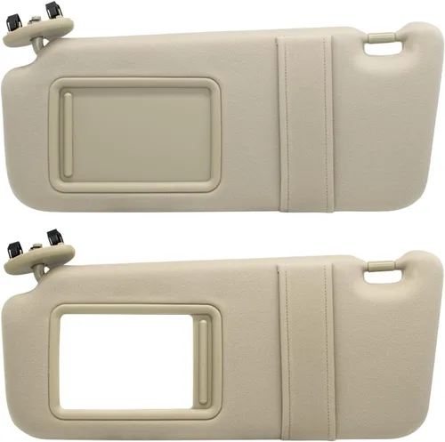 Miniatura 6 de Visera solar del lado izquierdo del conductor sin luz compatible con Toyota Camry 2007 2008 2009 2010 2011 Número de repuesto 74320-06780-E0