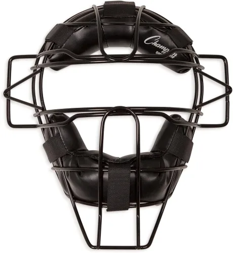 Miniatura 4 de Champion Sports Máscara facial de Umpire & Catcher, tallas para adultos y jóvenes, protección facial de béisbol profesional, ajustable, cómoda