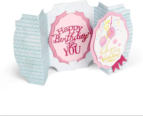 Miniatura 3 de Sizzix Thinlits 660368 - Juego de troqueles de Jen Long, 3 unidades, multicolor, talla única