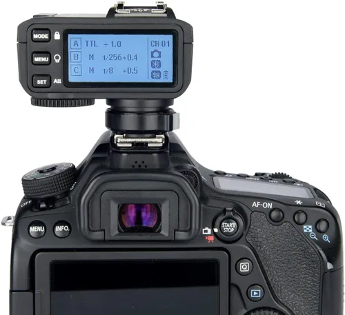 Miniatura 9 de Godox X2T-C TTL Disparador de flash inalámbrico para Canon, conexión Bluetooth HSS 1/8000s compatible con controlador de aplicación iOS/Android