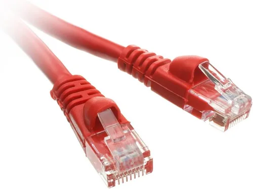Miniatura 21 de CableWholesale Cable Ethernet Cat6, 24AWG, conector de placa dorada RJ45, 4 pares de cobre trenzado, par trenzado sin blindaje (UTP), cable de Blanco