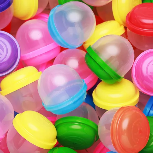 Miniatura 8 de Cápsulas vacías de bellota de 2 pulgadas para máquinas expendedoras envases de colores surtidos para recuerdos de fiesta - 2000 piezas