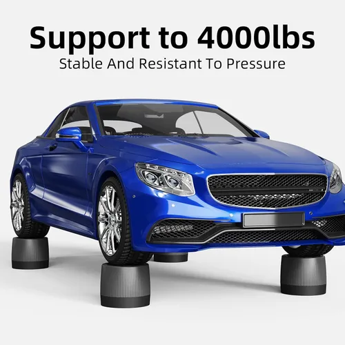 Miniatura 9 de Elevadores de sofá ajustables, elevadores de muebles resistentes para sofá, silla, patas de mesa, paquete de 4 elevadores de cama de ABS