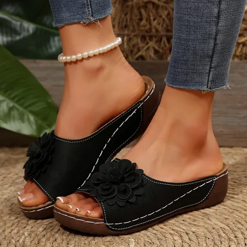 Miniatura 3 de Sandalias ortopédicas para mujer, con soporte de arco, sandalias de verano elegantes, pantuflas ortopédicas, cómodas, zapatos para caminar