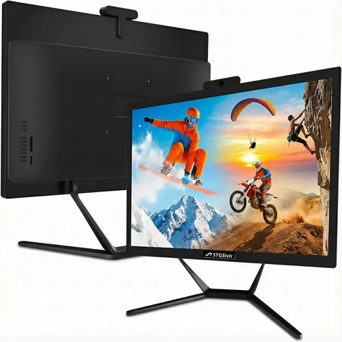 Miniatura 3 de STGSivir Computadora de escritorio todo en uno, pantalla FHD de 21.5 pulgadas, Intel Core i5 de hasta 3.6 GHz, memoria 16G, SSD 512G, WiFi 5