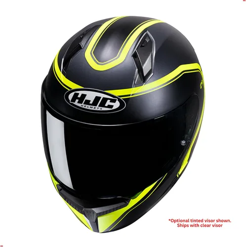 Miniatura 4 de Casco integral de motocicleta HJC C10 Elie con visera Pinlock HJ-34P, aprobado por DOT (MC3HSF, Mediano)