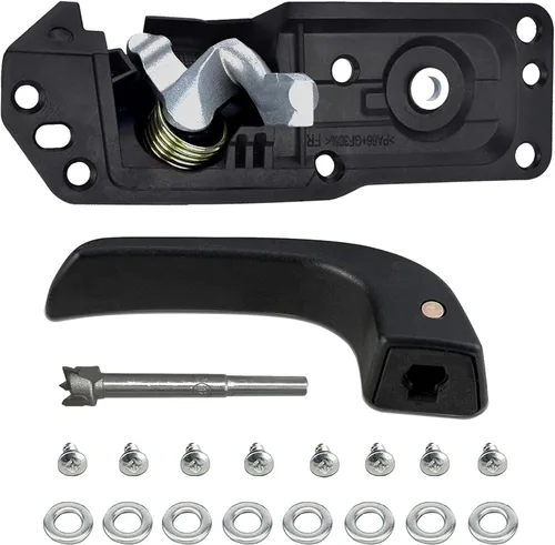Manija de puerta interior delantera derecha compatible con modelos Chevy Silverado Avalanche Suburban Tahoe Escalade Sierra 2007-2014, reemplaza OE#