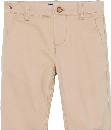 Miniatura 3 de Tommy Hilfiger - Pantalones chinos adaptables para niños con cintura ajustable y botones de imán