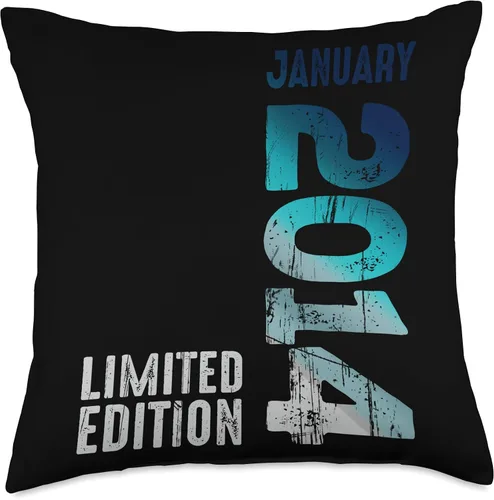 Miniatura 4 de January 2014 Year 2014 Retro 2014 Vintage Limited Edition Throw Pillow