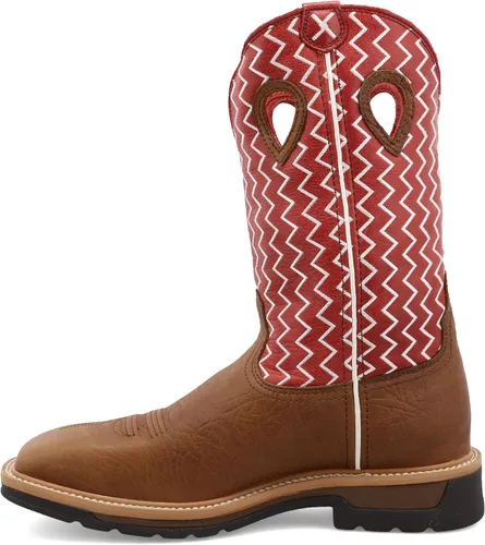 Miniatura 143 de Twisted X Botas Tech X para hombre de 12 pulgadas, botas occidentales casuales para hombre
