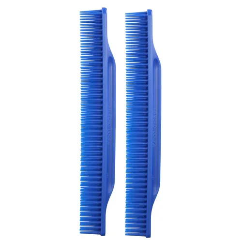 Miniatura 10 de Allegro Combs Peines de dientes anchos #70, peine de 3 filas de dientes anchos para cabello rizado, peine para cabello rizado, peine para estilistas