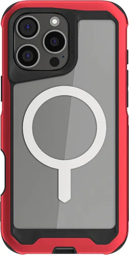 Miniatura 56 de Ghostek Atomic Slim - Funda protectora para iPhone 15 Pro Max, compatible con accesorios MagSafe, marco de metal de aluminio, funda de teléfono