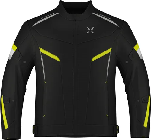 Miniatura 6 de FTX Chaqueta de motocicleta para hombre, armadura de equipo de protección de cuerpo completo, chaqueta de motocicleta de tela textil Cordura