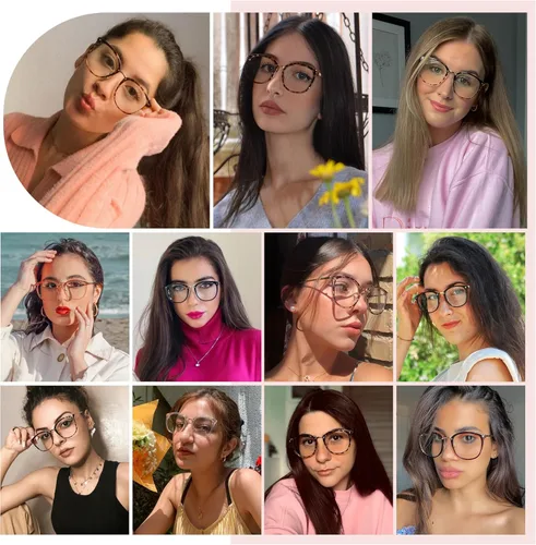 Miniatura 2 de Cyxus gafas de luz azul para mujer, gafas de computadora de moda para oficina reducen la fatiga ocular, anti migraña para trabajo y lectura