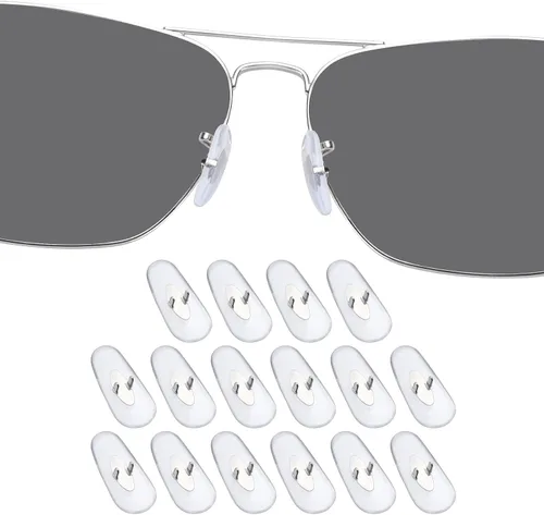 Miniatura 10 de DROGO Almohadillas de nariz de repuesto de silicona suave para gafas de sol RayBan RB3025/RB3026, antideslizantes, agradables a la piel