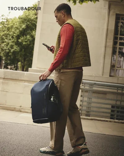 Miniatura 2 de Mochila Troubadour Pioneer 3.0, Azul marino, Moderno