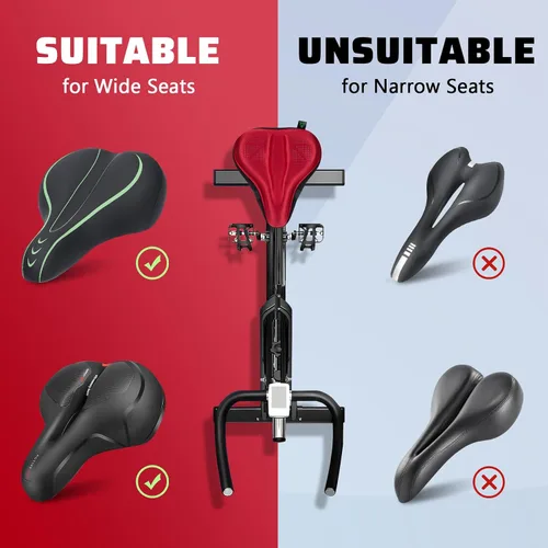 Miniatura 7 de Zacro Bike Seat Cushion - Padded Gel Bike Seat Cover for Men & Women, Padding Bicycle Saddle fit with Peloton/Spin Stationary Exercise/Mountain Road