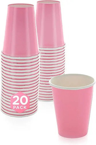 Miniatura 11 de Vasos de papel desechables, 8 onzas, tazas de café de papel negro, tazas desechables de café fuertes y resistentes para fiestas, bodas, día