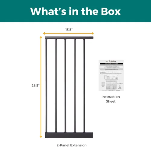 Miniatura 3 de MYPET Extensión de puerta de arco Windsor: extensión de puerta para mascotas de 13.5 pulgadas; añade hasta 3 extensores, bronce mate