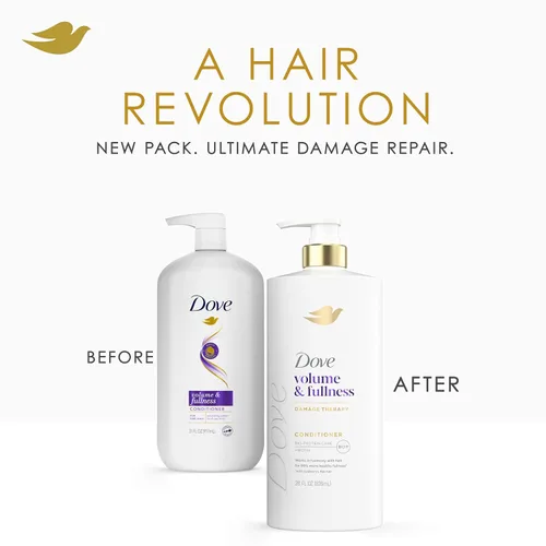 Miniatura 4 de Dove Acondicionador Volumen y Plenitud para Cabello Fino y Delgado con Tecnología de Cuidado de Bio-Proteína y Biotina 800 ml