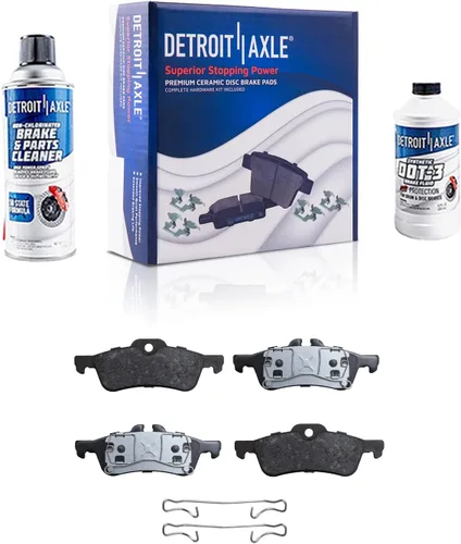 Miniatura 136 de Detroit Axle - Pastillas de Freno Delantero para Mercedes- Benz C230 C250 C300 SLK250, Pastillas de Freno Cerámica w/Reemplazo de Hardware