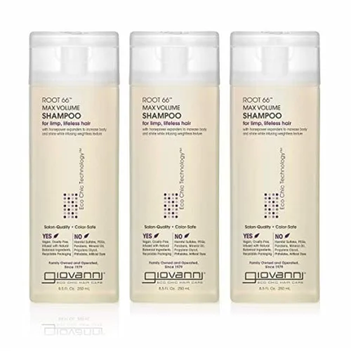 Miniatura 3 de Giovanni Champú Root 66 Max Volumen, 8.5 onzas líquidas
