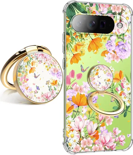 Miniatura 35 de for Google Pixel 7 Case，Google 7 Phone Case，for Girls Women Cover Design Dual Layer Slim Fit Drop Proof Impact Resistant Shockproof Clear Case
