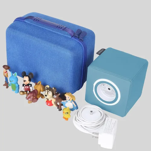 Miniatura 4 de Aenllosi Toniebox 1/Toniebox 2 Juego de iniciación de reproductor de audio, organizador de reproductor de audio Toniebox, solo funda (azul)
