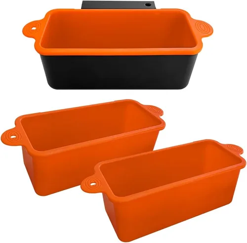 Miniatura 8 de Blackstone - Paquete de 2 forros de silicona para tazas de grasa de 36, 28, 22, 17 pulgadas, bandeja de grasa reutilizable, accesorios Blackstone