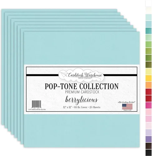Miniatura 10 de Gumdrop - Papel de cartulina verde, 12 x 12 pulgadas, 65 libras, cubierta premium, 25 hojas de Cardstock Warehouse Gumdrop Verde