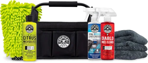 Chemical Guys HOL357CAD Clean & Shine - Kit de inicio de lavado de autos con cadillo, seguro para automóviles, camiones, motocicletas, SUV, Jeeps,