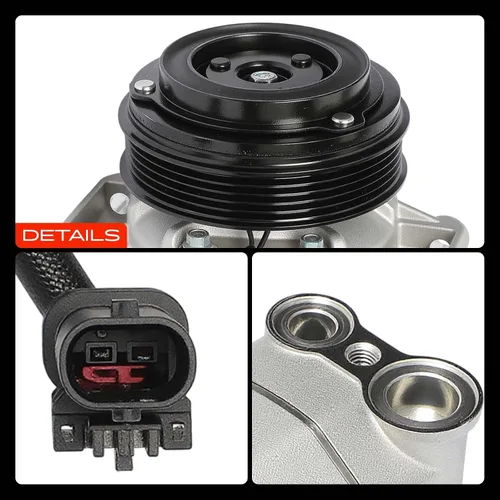 Miniatura 9 de A-Premium Compresor A/C con embrague compatible con Buick Verano 2.4L 2012, estilo CSP15