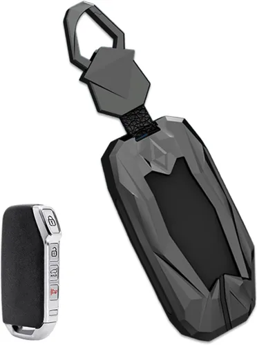 Funda protectora inteligente de aleación de zinc para llave de automóvil, compatible con Kia Cerato Ceed Forte NIRO Sorento Seltos Sportage Soul
