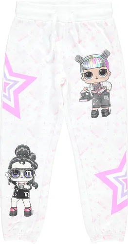 Miniatura 4 de L.O.L. Surprise! Conjunto de sudadera con capucha y ropa para correr, tallas 4-16, Blanco