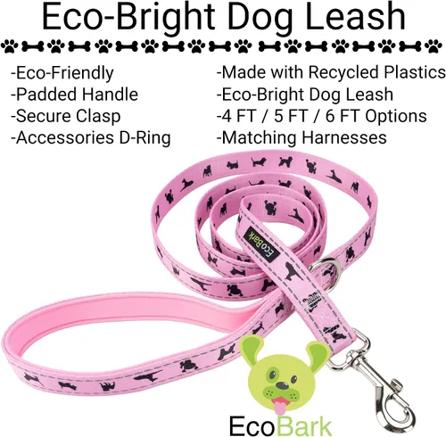 Miniatura 7 de EcoBark Correa para Perro - Correas Cómodas y Reflectantes con Asa Acolchada - Fuerte y Duradera de Alta Resistencia - Entrenamiento y Tiro