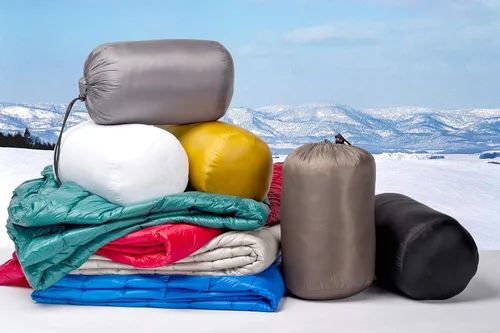 Miniatura 3 de PUFF Down - Manta alternativa para interiores y exteriores, resistente al agua, con funda de nailon extra fuerte, individual, peltre